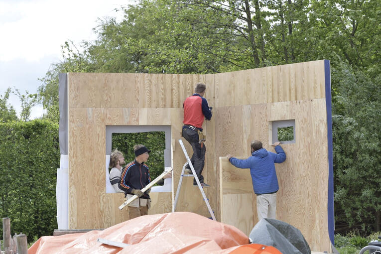 Prefab gebouw